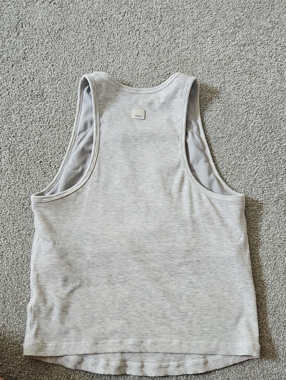 Vuori Plyo Tank Light Grey - Picture 2 of 3